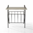 Crosley Furniture Wiltshire Modern Wood and Metal Turntable Stand in Natural
