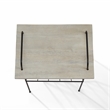 Crosley Furniture Wiltshire Modern Wood and Metal Turntable Stand in Natural