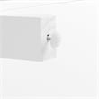 Crosley Furniture Cassai 2-Piece MDF Wood and Glass Storage Pantry Set in White