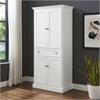 Crosley Furniture Winston Traditional Wood Storage Pantry in White