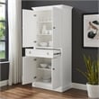 Crosley Furniture Winston Traditional Wood Storage Pantry in White