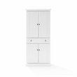 Crosley Furniture Winston Traditional Wood Storage Pantry in White