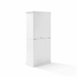 Crosley Furniture Winston Traditional Wood Storage Pantry in White