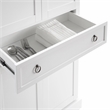 Crosley Furniture Winston Traditional Wood Storage Pantry in White