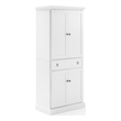 Crosley Furniture Winston Traditional Wood Storage Pantry in White