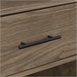 Crosley Furniture Sydney Modern MDF Wood Record Storage Media Console in Walnut