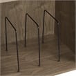 Crosley Furniture Sydney Modern MDF Wood Record Storage Media Console in Walnut