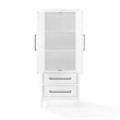 Crosley Furniture Genevieve Particle Board and MDF Wood Storage Pantry in White