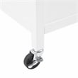 Crosley Furniture Soren Solid Granite Top Kitchen Island/Cart in White/Black