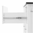 Crosley Furniture Soren Solid Granite Top Kitchen Island/Cart in White/Black