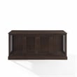 Crosley Furniture Winslow Medium MDF Wood Credenza Pet Crate in Dark Brown