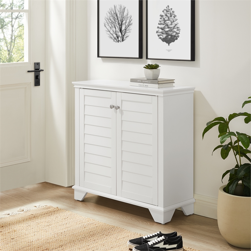 Crosley Furniture Lydia Bathroom Cabinet, White