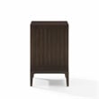 Crosley Furniture Asher Wood Record Storage Stand in Dark Brown