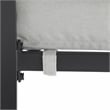 Crosley Furniture Otto 2-Piece Modern Metal Conversation Set in Gray/Matte Black