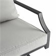 Crosley Furniture Otto 7-Piece Metal Outdoor Swivel Dining Set in Gray/Black