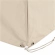 Crosley Furniture Round Vinyl Outdoor Dining Table Furniture Cover in Tan