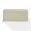 Crosley Furniture Vinyl Outdoor Dining Table Furniture Cover in Tan