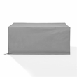Crosley Furniture Vinyl Outdoor Dining Table Furniture Cover in Gray
