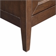 Crosley Furniture Milo Modern Wood Sideboard in Dark Brown/Antique Brass