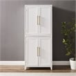 Crosley Furniture Roarke Modern Wood Kitchen Pantry Storage Cabinet in White