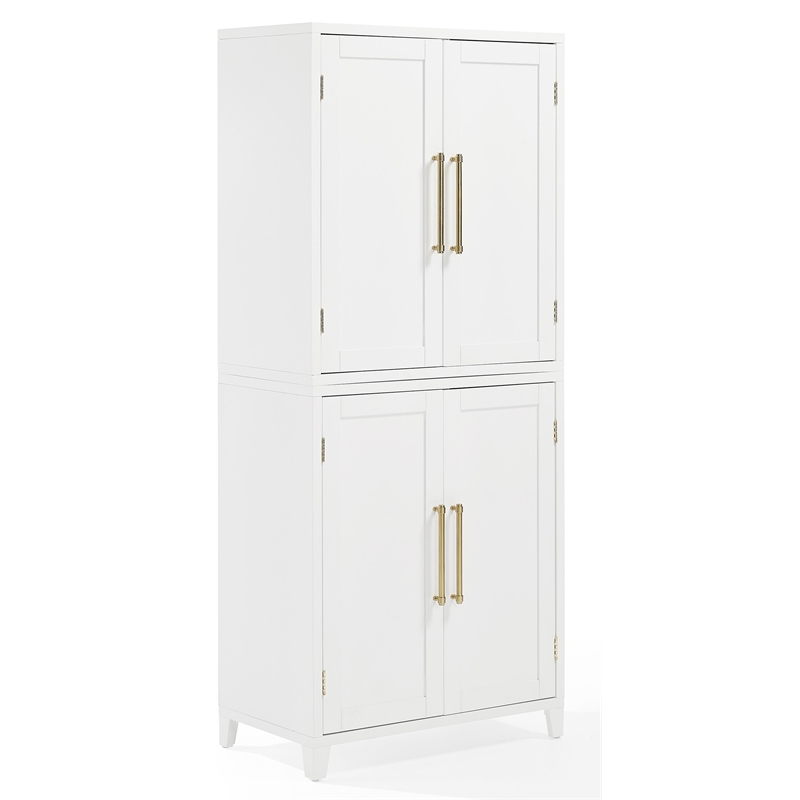 Crosley Furniture Roarke Modern Wood Kitchen Pantry Storage in