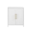 Crosley Furniture Roarke Stackable Wood Kitchen Pantry Storage Cabinet in White