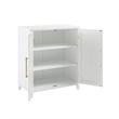 Crosley Furniture Roarke Stackable Wood Kitchen Pantry Storage Cabinet in White