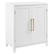 Crosley Furniture Roarke Stackable Wood Kitchen Pantry Storage Cabinet in White