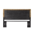Crosley Furniture Edgewater Contemporary Wood/Rattan Queen Headboard - Sea Grass