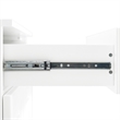 Crosley Furniture Stanton Traditional Wood/Metal Bar Cabinet in White