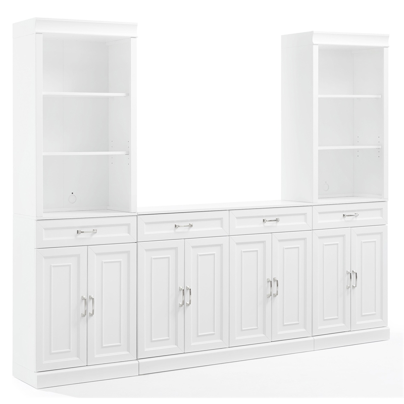 Sauder 4-Shelf Homeplus Storage Cabinet - White