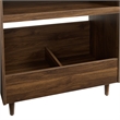 Crosley Furniture Liam 3-Piece Wood Record Player Stand And Storage Set - Walnut