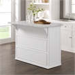 Crosley Furniture Cutler Modern MDF Wood Kitchen Island in White