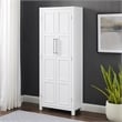 Crosley Furniture Cutler Modern Wood Storage Pantry in White