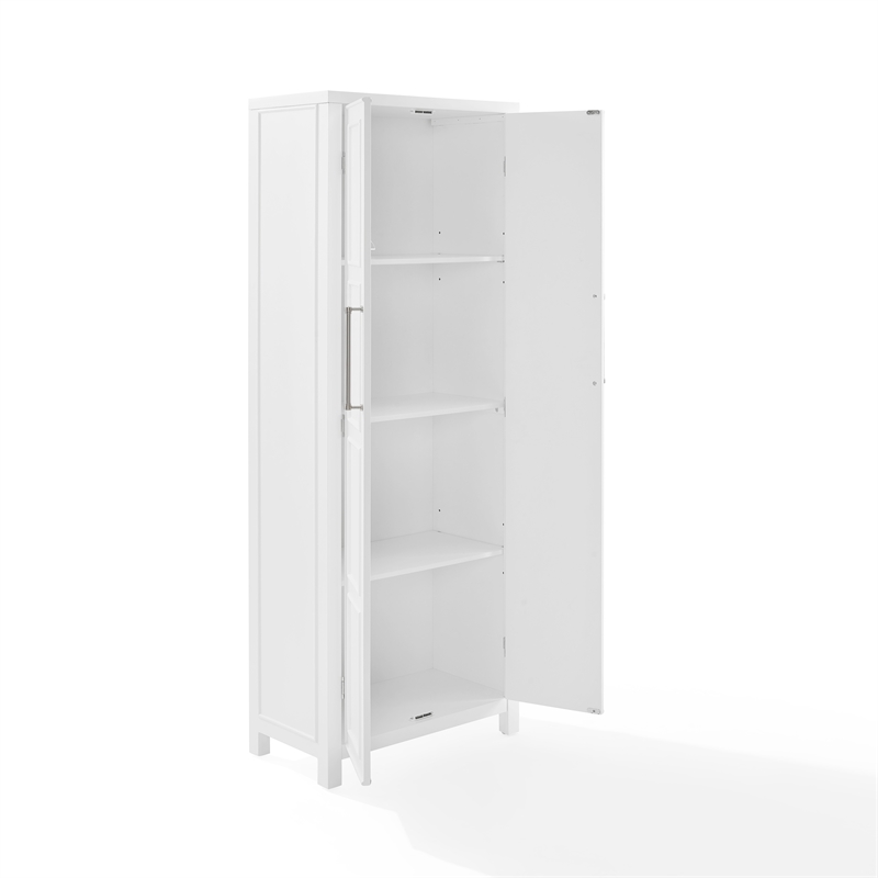 Crosley Furniture Cutler Modern Wood Storage Pantry in White