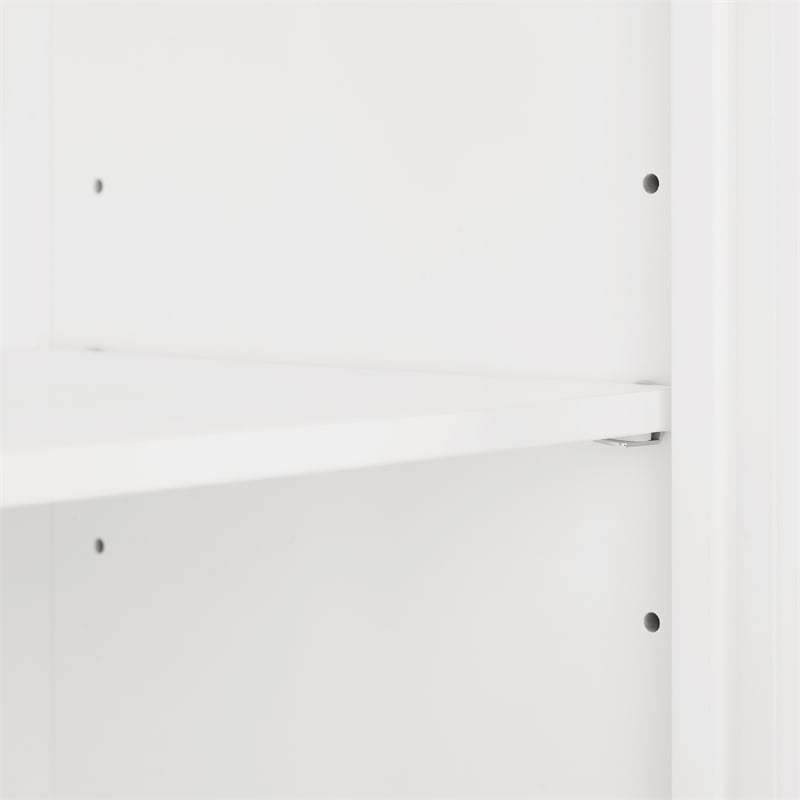 Crosley Furniture Cutler Modern Wood Storage Pantry in White