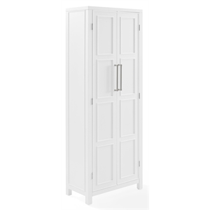 Crosley Furniture Cutler Modern Wood Storage Pantry in White