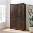 Crosley Furniture Stanton Wood Kitchen Storage Pantry Set - Coffee (Set of 2)