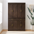 Crosley Furniture Stanton Wood Kitchen Storage Pantry Set - Coffee (Set of 2)