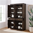 Crosley Furniture Stanton Wood Kitchen Storage Pantry Set - Coffee (Set of 2)