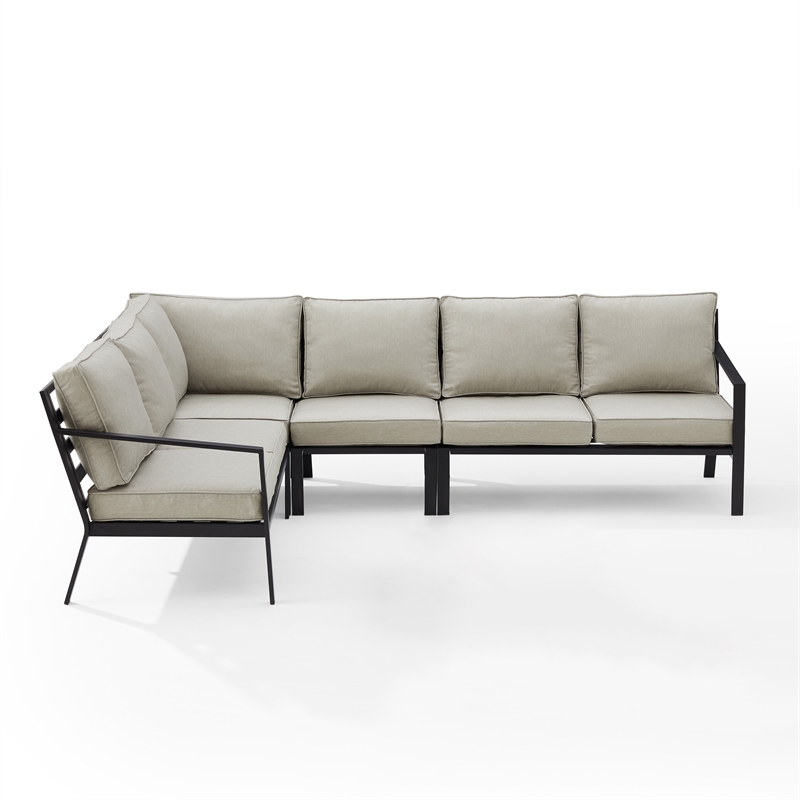 Metal outdoor sectional discount couch