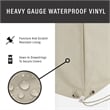 Crosley Furniture Covers 7-Piece Vinyl Outdoor Sectional Cover Set in Tan