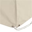 Crosley Furniture Covers 5-Piece Vinyl Outdoor Sectional Cover Set in Tan