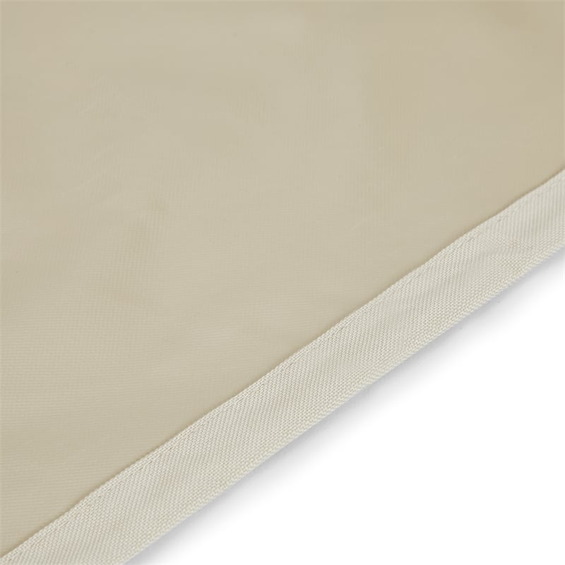 Crosley Furniture Covers 8-Piece Traditional Vinyl Outdoor Sofa Cover Set in Tan