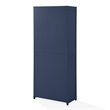 Crosley Furniture Savannah Traditional Wood Kitchen Storage Pantry in Navy