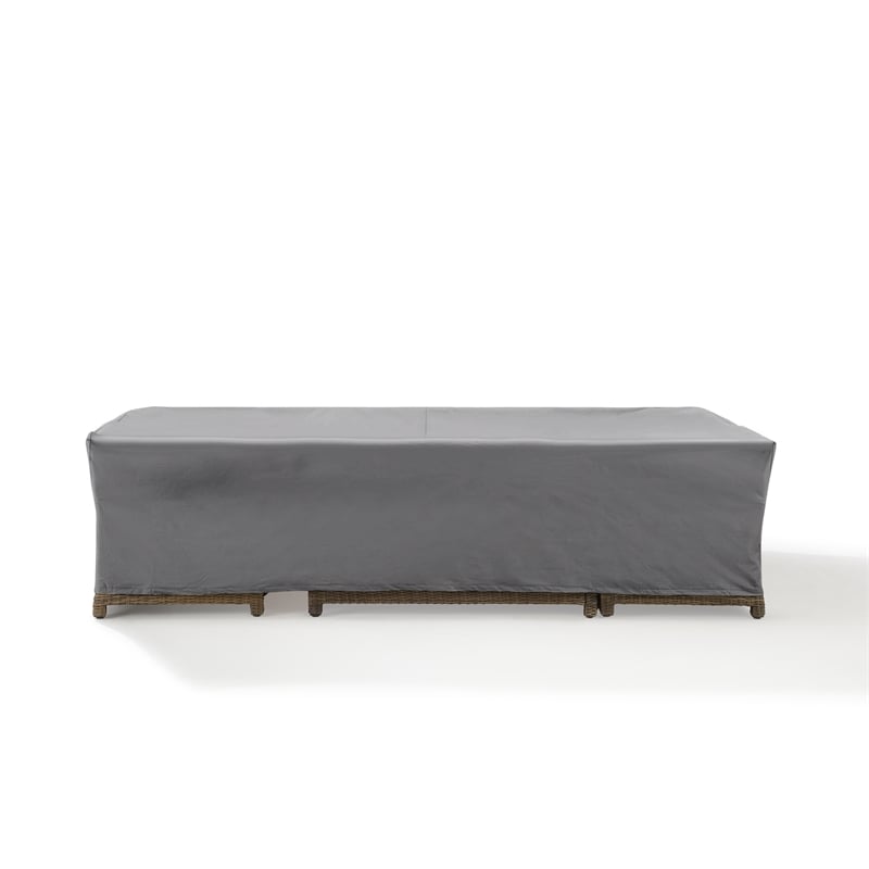 Crosley Furniture Large Outdoor Furniture Cover For Patio Set in Gray