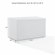 Crosley Furniture Outdoor Storage Deck Box Cover in Gray