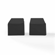 Crosley Furniture 2Pc Outdoor Chair Furniture Cover Set in Black