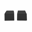 Crosley Furniture 2Pc Outdoor Chair Furniture Cover Set in Black