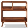 Asheville Medium Record Storage Console Walnut
